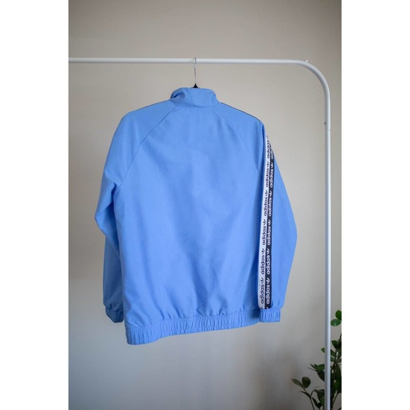 Adidas R.Y.V Taped Sleeves Track Jacket Blue SZ Large Youth - Picture 7 of 10